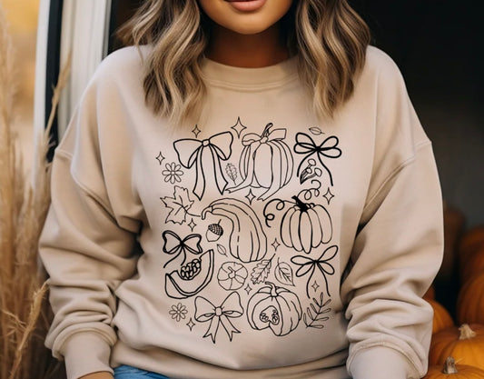 Girly fall pumpkins
