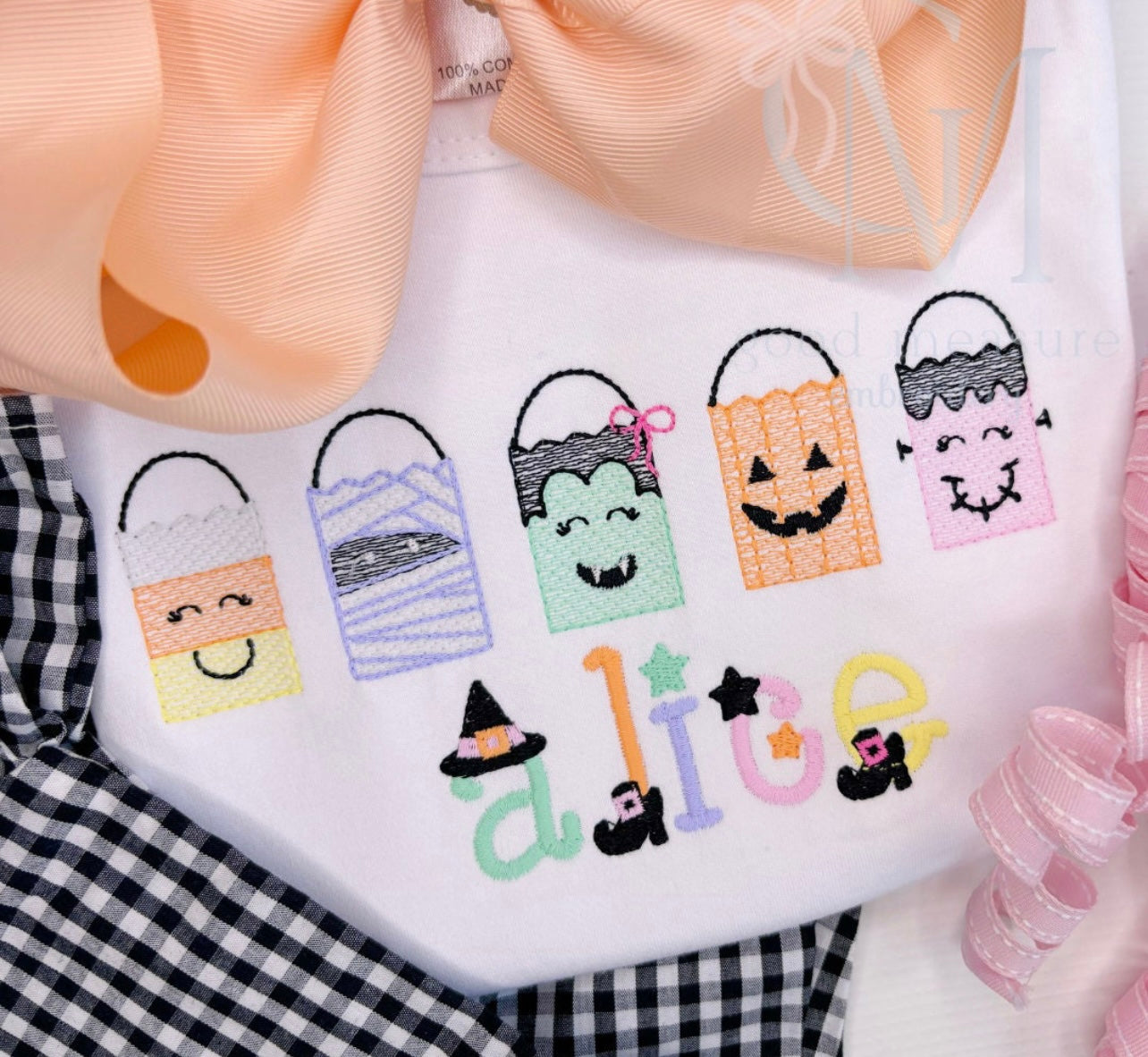 Emb - girl Halloween bags