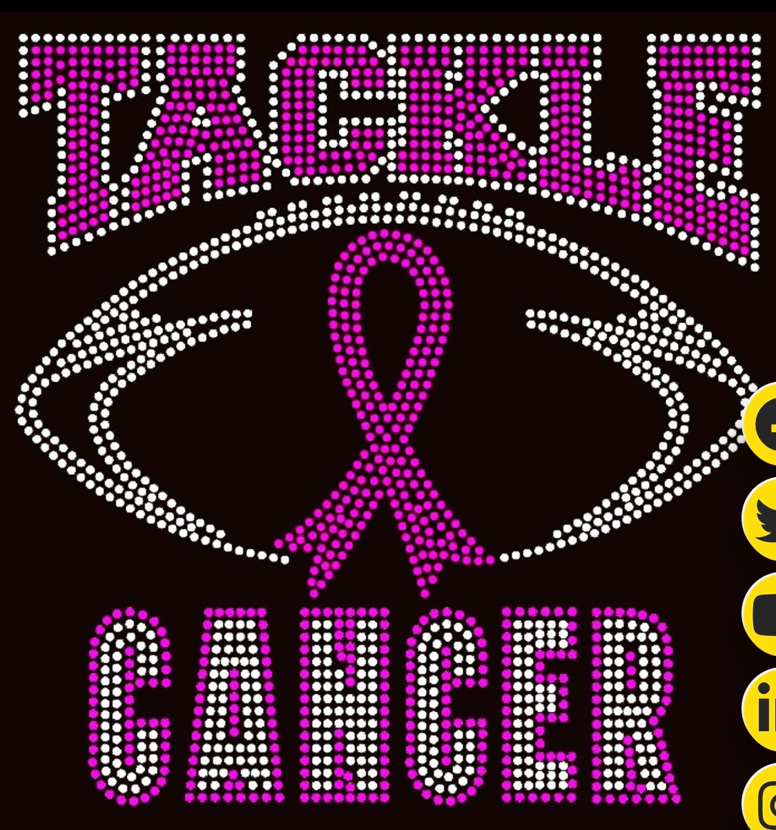 Rhinestone tackle cancer