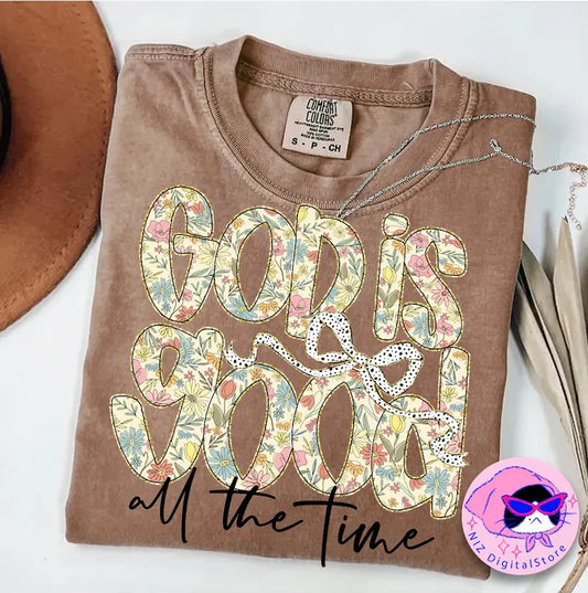 Floral & dots God is good