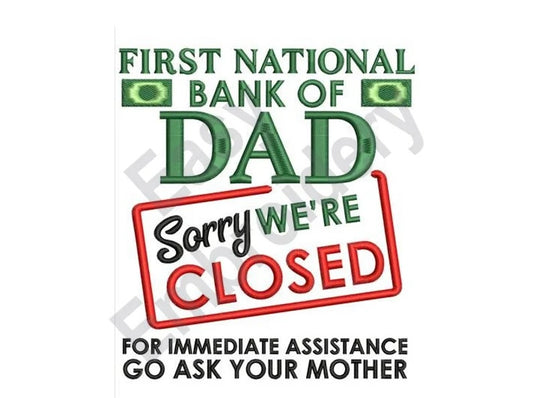 Emb - pocket bank of dad