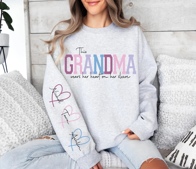 This grandma wears her heart on her sleeve
