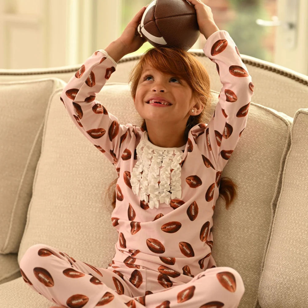 Girl football pajamas