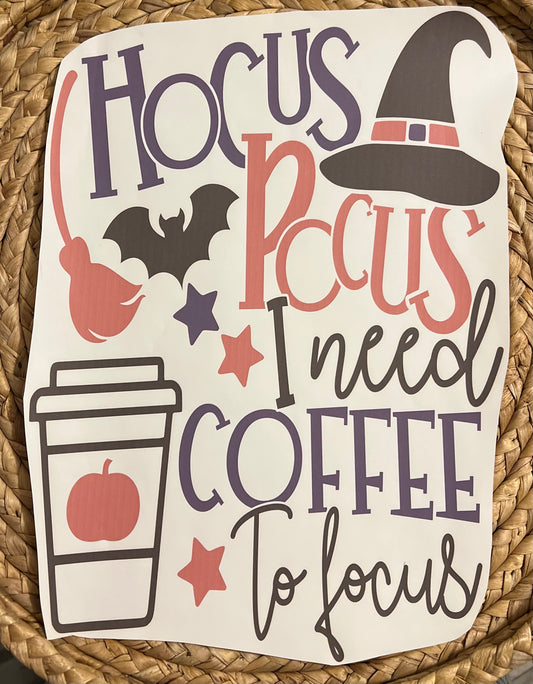 Adult need coffee to focus