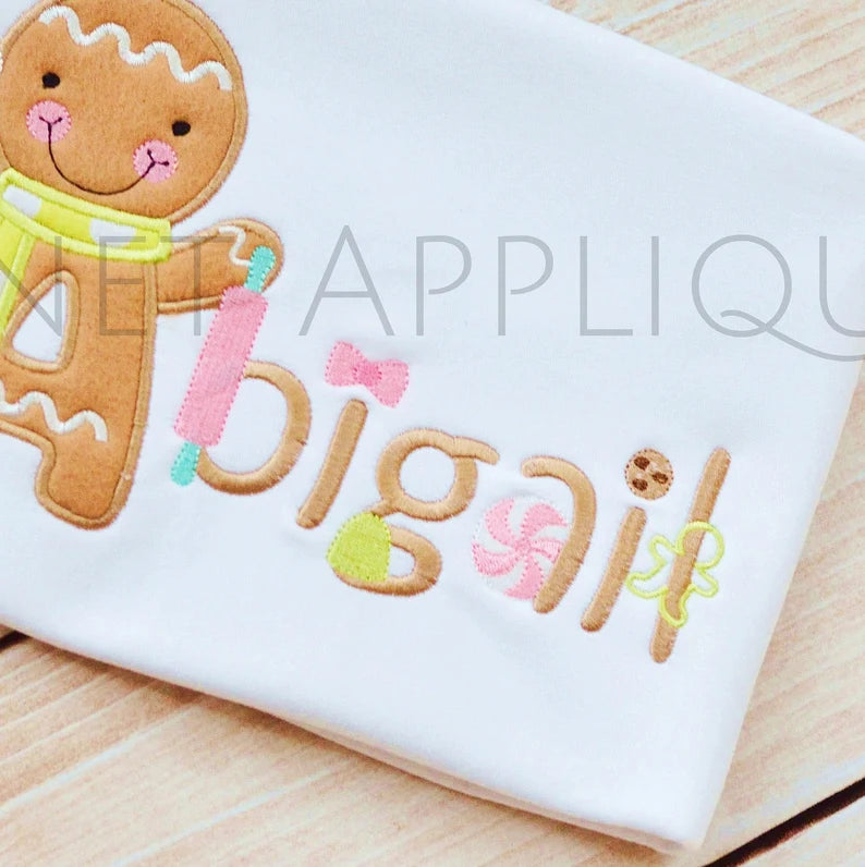 Emb - gingerbread name