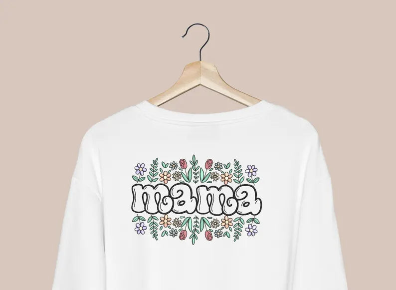 Emb - floral garden mama