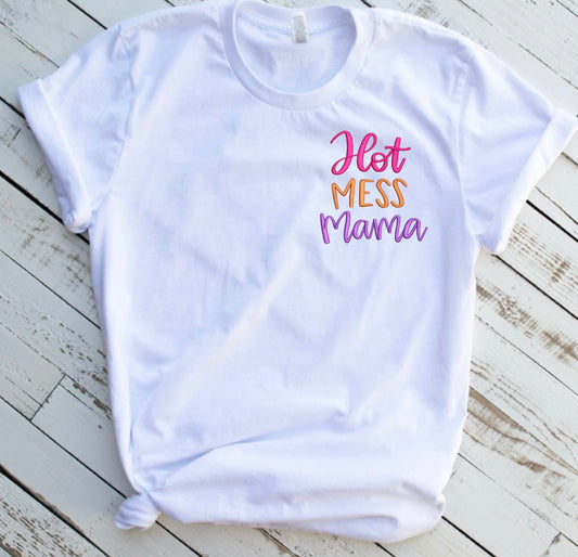 Emb - pocket hot mess mama