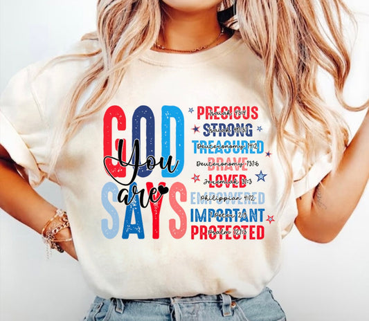 Sub - God says you are