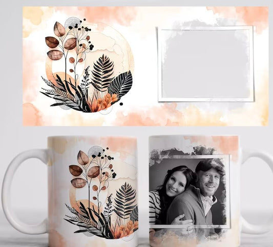 15 oz photo 1 photo leaves mug