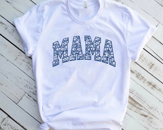 Sub - blue floral mama