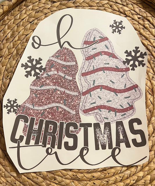 Adult cakes oh Christmas tree