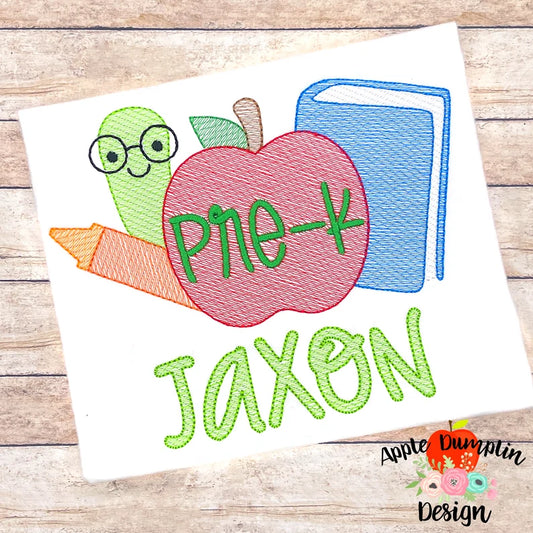 Emb - caterpillar pre-k name