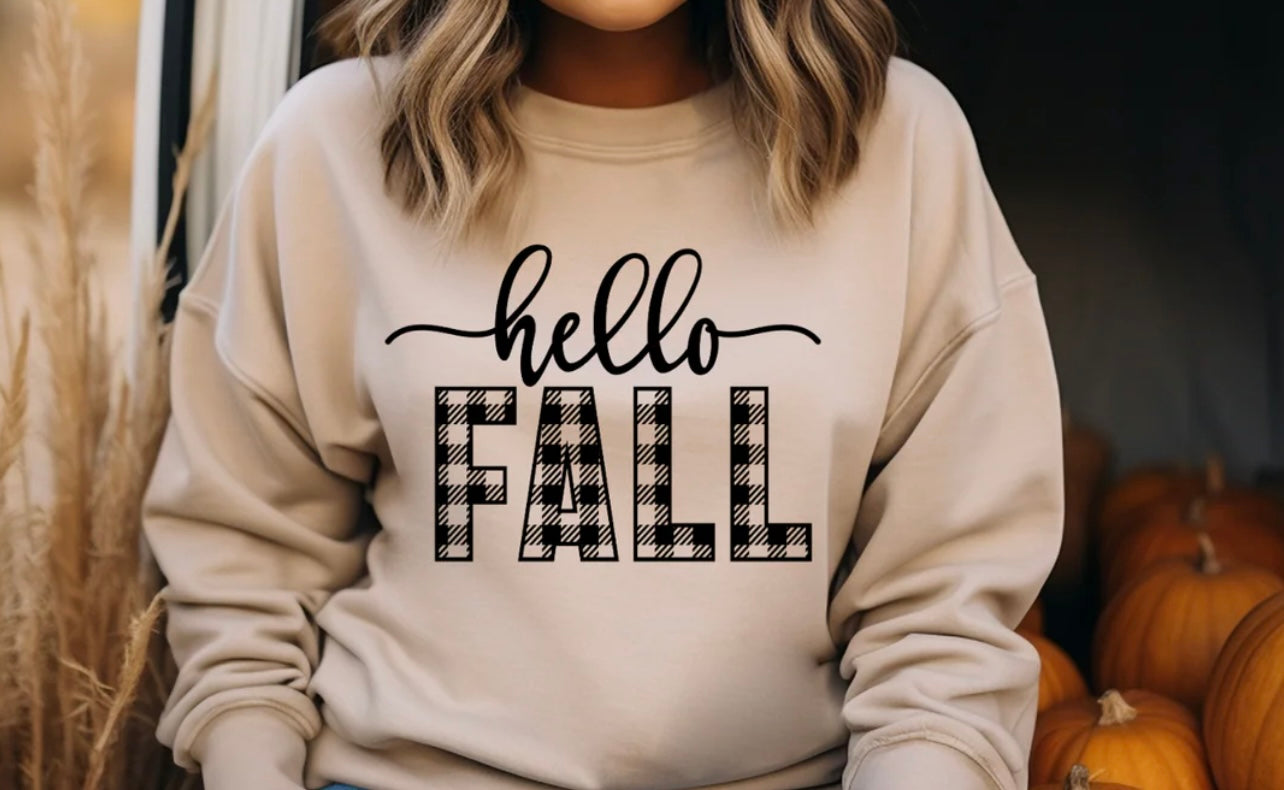 Plaid hello fall
