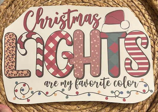 Adult Christmas lights are my favorite color