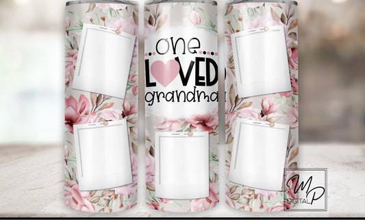 One loved grandma tumbler