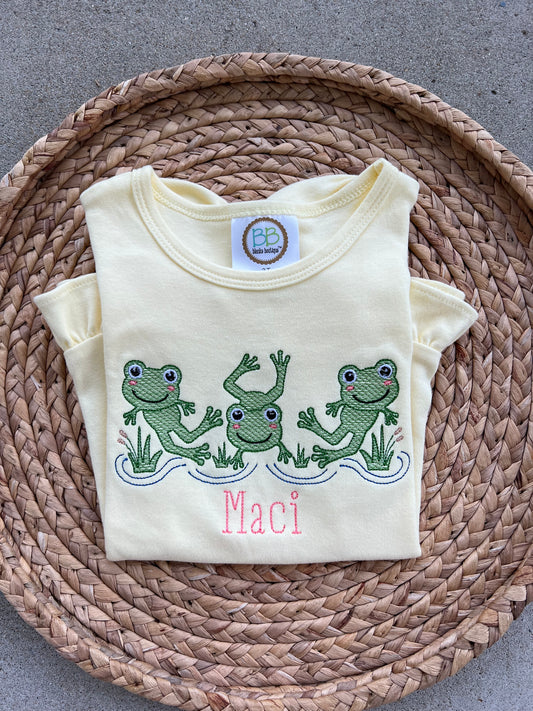 Emb - frog trio