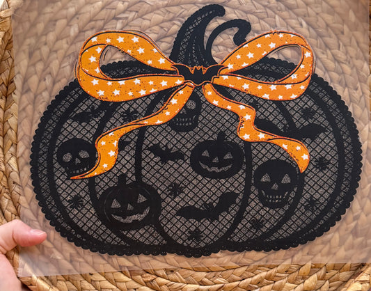 Lace pumpkin