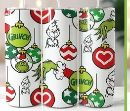 Gr!nch ornaments tumbler