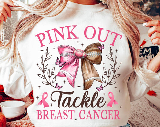 Sub - pink out tackle cancer