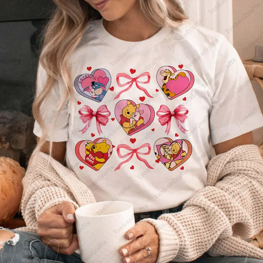 Sub - pooh bows & hearts