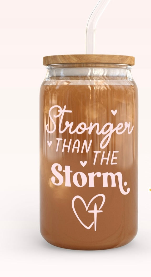 Frosted glass can stronger than the storm