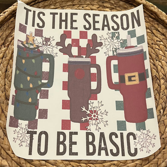 Adult tis the season to be basic