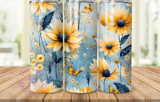 Sunflowers tumbler