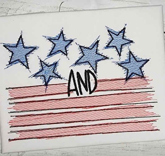 Emb - stars & stripes