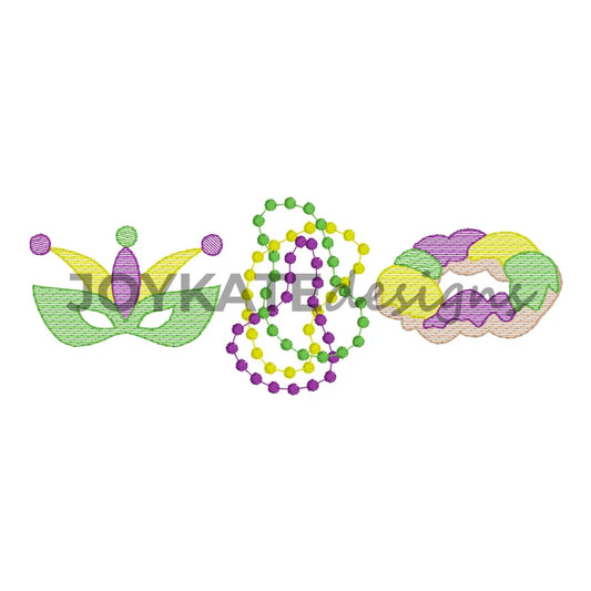 Emb - boy mask Mardi Gras