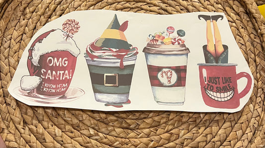 Adult elf drinks