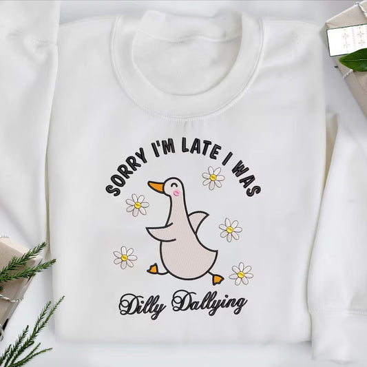 Emb -sorry I was dilly dallying