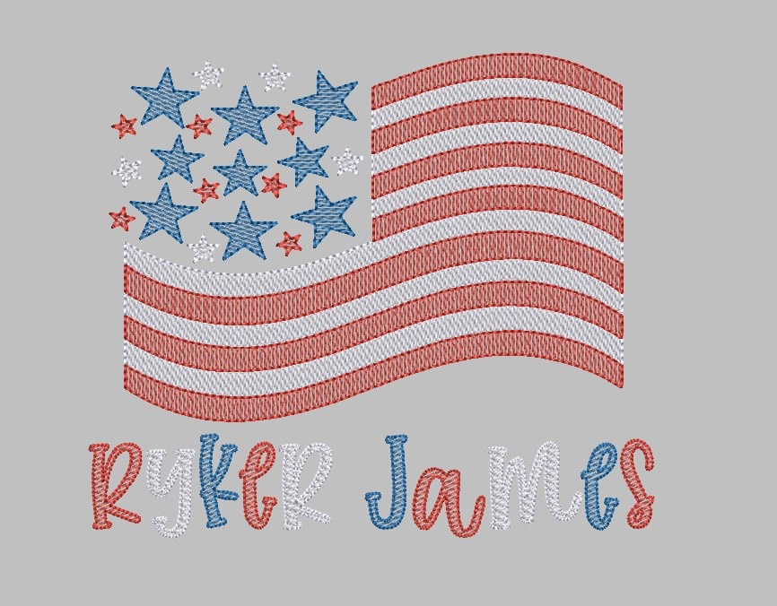 Emb - stars flag sketch name