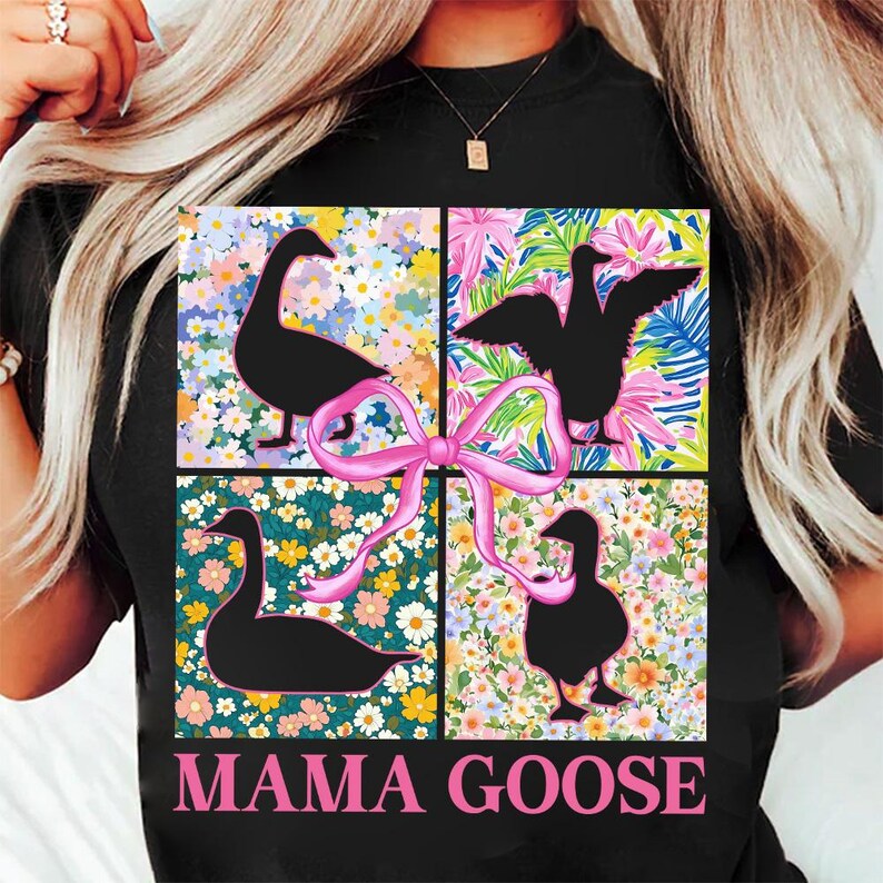 Floral coquette mama goose