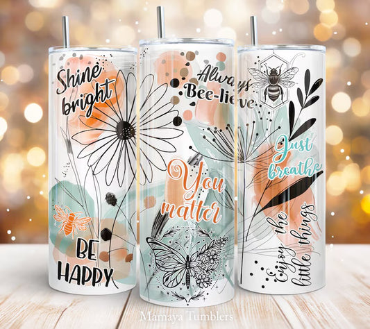 Affirmation tumbler