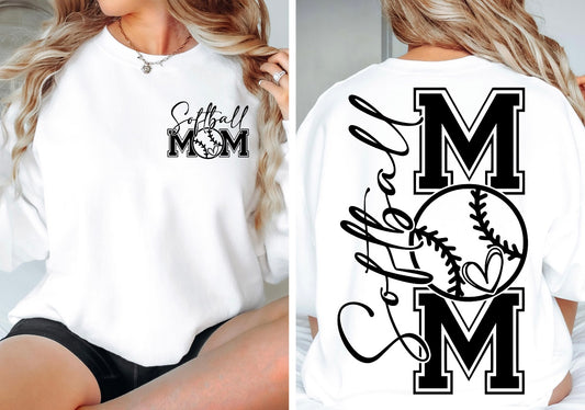 Sub - softball mom front & back