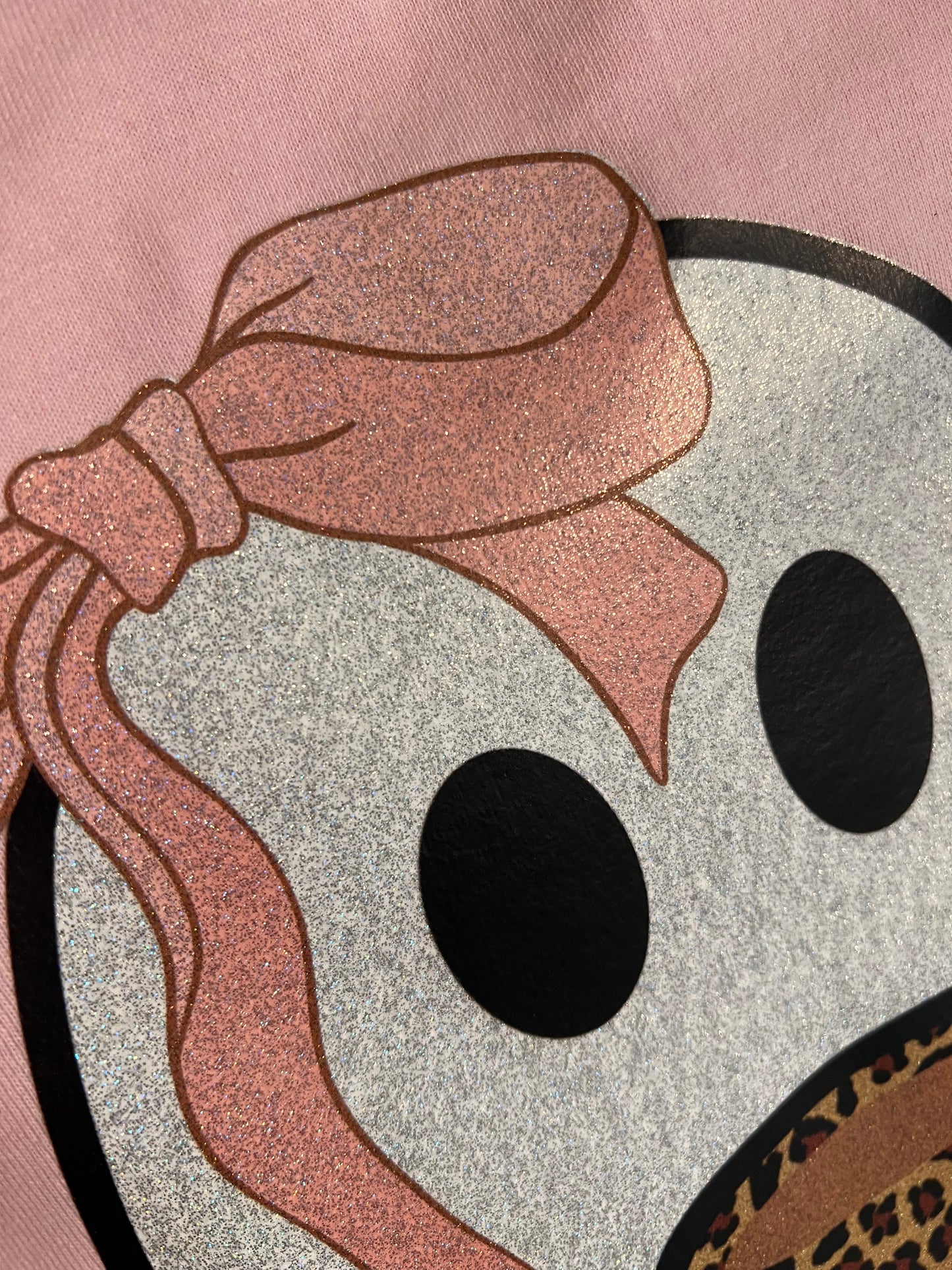 Glitter coffee ghost