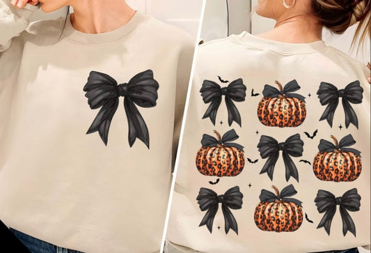 Sub - leopard pumpkins & bows