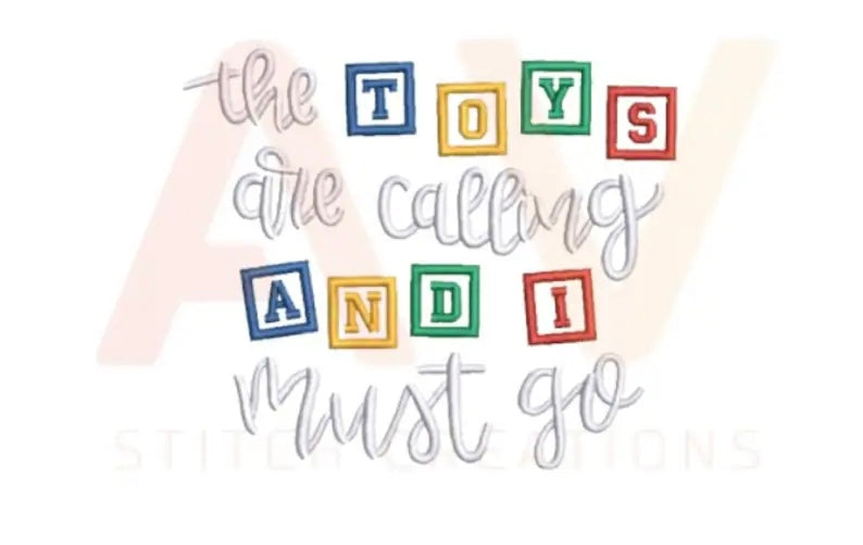 Emb - toys are calling