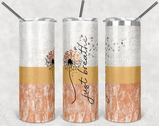Just breathe tumbler