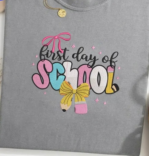 Emb - coquette first day of school