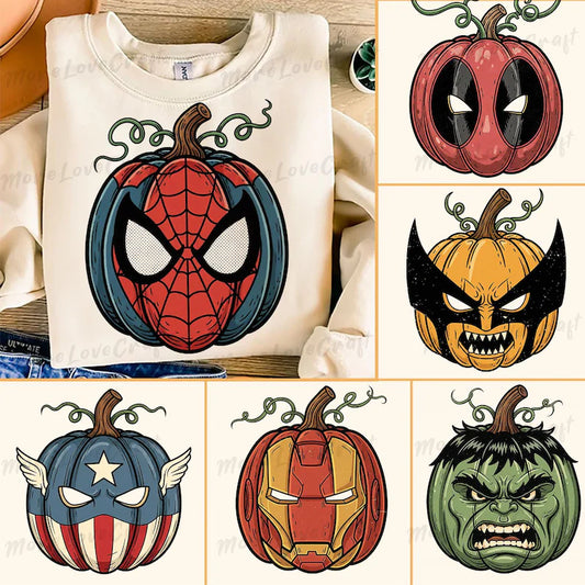 Superhero pumpkin