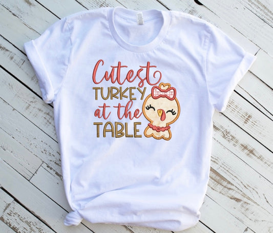 Emb - cutest Turkey at the table