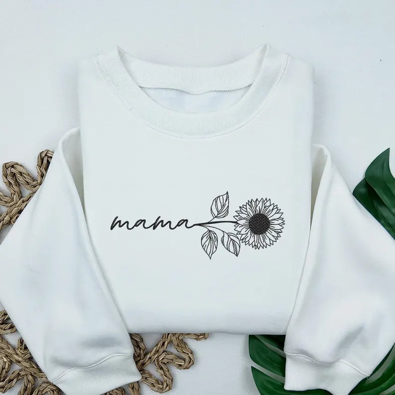 Emb - sunflower mama