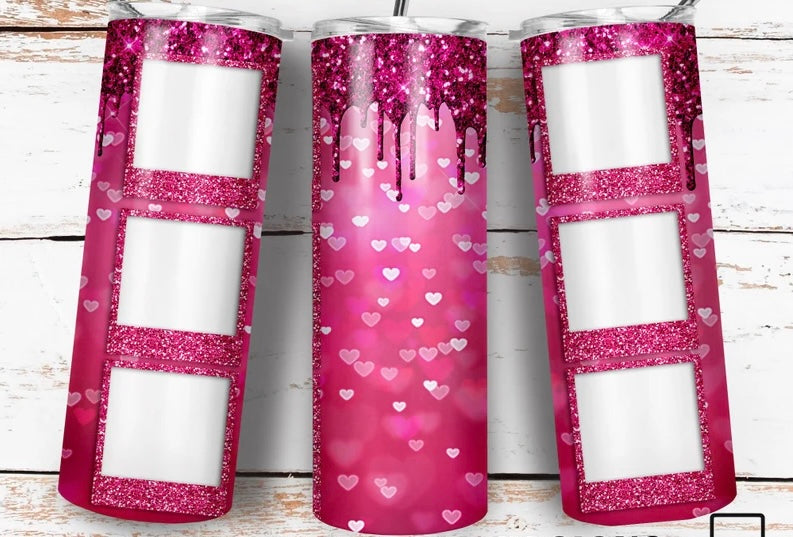 Photo valentines tumbler