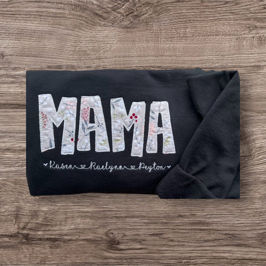 Emb - floral mama