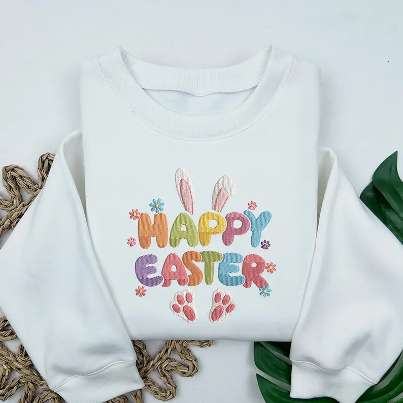 Emb - bunny happy Easter