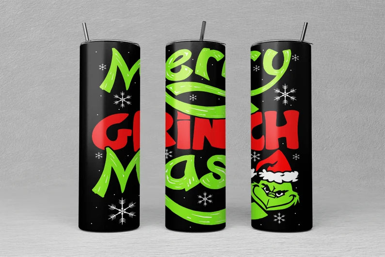 Merry gr!nchmas tumbler