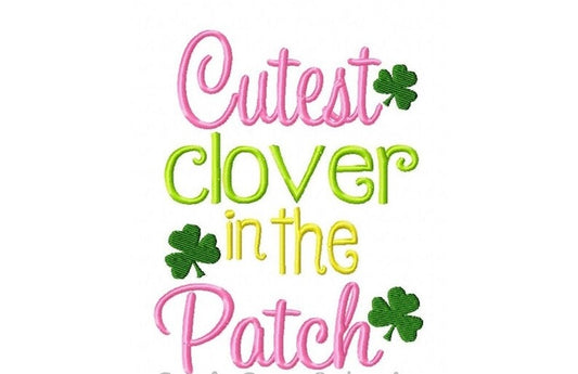 Emb - cutest clover in the patch