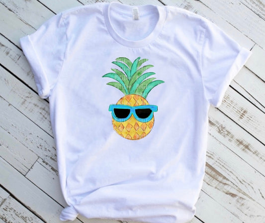 Sub - pineapple with sunglasses