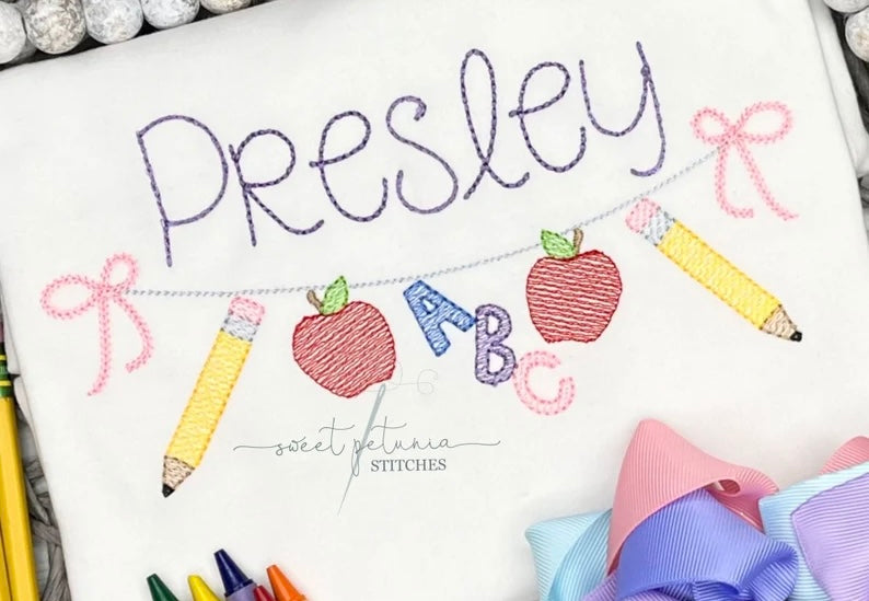 Emb - girly school things